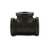 10 Pack 1/2" Black Iron Tee - DIY Pipe Furniture - 1/2-Inch Threaded Pipe Nipples - Industrial Piping - Plumbing Suppl view 2