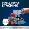 Cooks Innovations Drink Organizer for Fridge, 2 Pack Soda Can Refrigerator Organizers and Storage, Beer-Wine-Water Bottle Holder, Fridge Monkey - Durable Non-Slip&Roll view 3