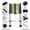 Hediy Aluminum Telescopic Extension Straight Ladder (3.8M/12.5 ft Telescopic) EN131 Certified 330 lb Load Capacity view 2