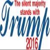 Magnet The Silent Majority Stand with Trump MAGA GOP 2020 Magnet Vinyl Magnetic Sheet for Lockers, Cars, Signs, Refrigerator 5" view 1
