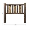Montana Woodworks Homestead 76" Wood California King Headboard in Brown view 2