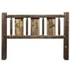 Montana Woodworks Homestead 76" Wood California King Headboard in Brown view 3