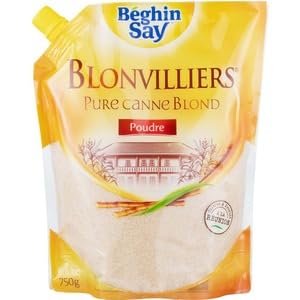 Beghin Say Sucre Blond Poudre Le Blonvilliers 750g (Beghin Say Golden Sugar Powder 750g)