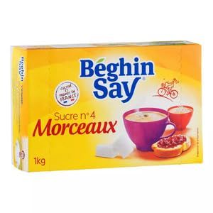 Beghin Say Sucre Blanc Morceaux No. 4 1Kg (Beghin Say Sugar Lumps No. 4 1Kg)