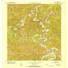 YellowMaps Oneida KY topo map, 1:24000 Scale, 7.5 X 7.5 Minute, Historical, 1953, Updated 1954, 27.4 x 23 in - Polypropylene view 1