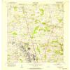 YellowMaps Oak Grove KY topo map, 1:24000 Scale, 7.5 X 7.5 Minute, Historical, 1951, Updated 1953, 27.4 x 23 in - Polypropylene view 1