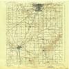 YellowMaps Lima OH topo map, 1:62500 Scale, 15 X 15 Minute, Historical, 1906, Updated 1943, 19.9 x 16.5 in - Polypropylene view 1