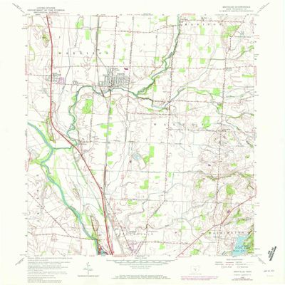 YellowMaps Ashville OH topo map, 1:24000 Scale, 7.5 X 7.5 Minute, Historical, 1958, Updated 1972, 27 x 22.1 in - Polypropylene