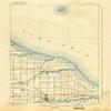 YellowMaps Oak Harbor OH topo map, 1:62500 Scale, 15 X 15 Minute, Historical, 1900, Updated 1943, 19.9 x 16.5 in - Polypropylene view 1
