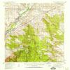 San Felipe Pueblo NM topo map, 1:62500 Scale, 15 X 15 Minute, Historical, 1954, Updated 1958, 20.9 x 17 in - Polypropylene view 1