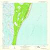 YellowMaps Cumberland Island South GA topo map, 1:24000 Scale, 7.5 X 7.5 Minute, Historical, 1958, Updated 1959, 27 x 22 in - Polypropylene view 1
