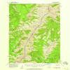 YellowMaps He Devil ID topo map, 1:62500 Scale, 15 X 15 Minute, Historical, 1957, Updated 1958, 20.8 x 16.9 in - Polypropylene view 1