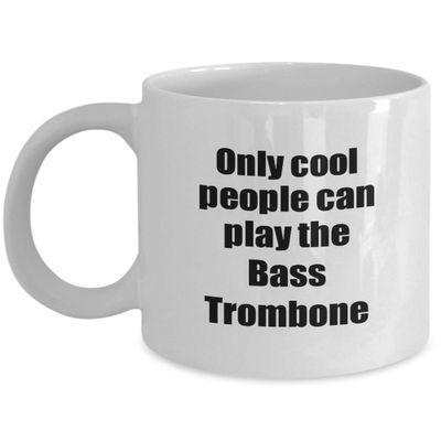 Bass Trombone Player Mug Musician Funny Gift Idea Gag Coffee Tea Cup