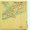 YellowMaps Sag Harbor NY topo map, 1:62500 Scale, 15 X 15 Minute, Historical, 1904, 20.1 x 16.6 in - Polypropylene view 1