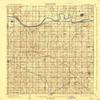 YellowMaps Perkins OK topo map, 1:62500 Scale, 15 X 15 Minute, Historical, 1909, Updated 1937, 19.9 x 16.5 in - Polypropylene view 1