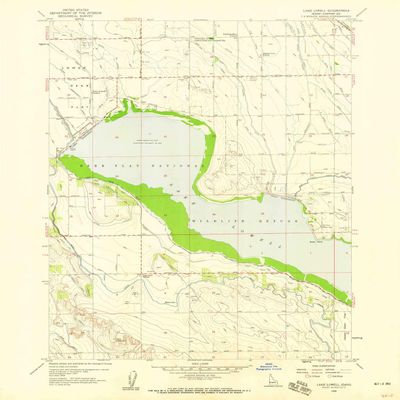 Lake Lowell ID topo map, 1:24000 Scale, 7.5 X 7.5 Minute, Historical, 1958, Updated 1959, 26.9 x 22 in - Polypropylene