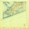 YellowMaps Sag Harbor NY topo map, 1:62500 Scale, 15 X 15 Minute, Historical, 1904, Updated 1924, 20.1 x 16.6 in - Polypropylene view 1