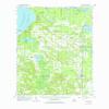 Pellston MI topo map, 1:62500 Scale, 15 X 15 Minute, Historical, 1958, Updated 1969, 21.9 x 18 in - Polypropylene view 1