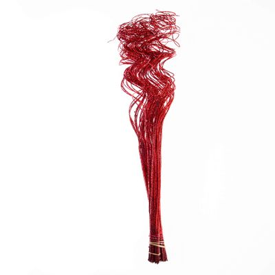 Ting Ting Multicolored or Single-Colored Sparkle Glitter Branches Vase Filler Table Centerpiece Wedding Christmas Holiday & Home Decoration 26" Long (RED, 2BU)