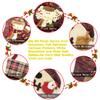 ETERAMUS 21 inch Plaid Christmas Stockings Deer, Bear, Animal One Piece, Felt Large Plush 3D Reindeer Snowman Design Hanging Stocking for Girls Boys Xmas Tree Mantel Party Decor (Green) view 3