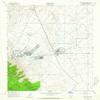 YellowMaps Fort Huachuca AZ topo map, 1:24000 Scale, 7.5 X 7.5 Minute, Historical, 1958, Updated 1966, 26.7 x 23 in - Polypropylene view 1