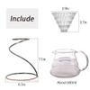 TINTON LIFE Reusable Metal Pour Over Coffee Dripper StandBronze Circinate Shaped with Drip Pot and Coffee Filter Dripper view 4