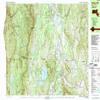 YellowMaps Ashley Falls MA topo map, 1:25000 Scale, 7.5 X 15 Minute, Historical, 1987, Updated 1987, 24 x 39.8 in - Polypropylene view 1