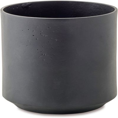 (Posh Living) 63662 Round Pot, Black