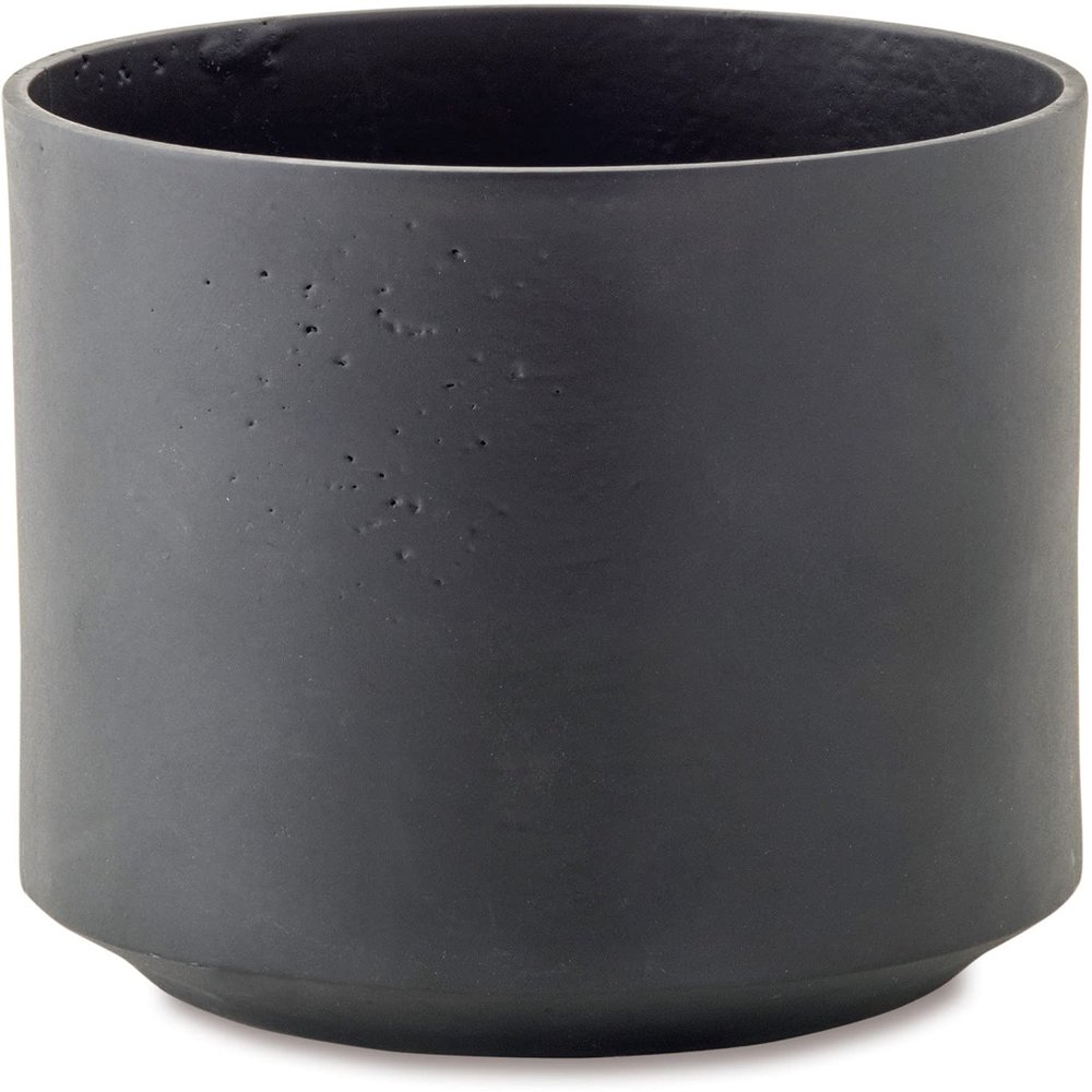 (Posh Living) 63662 Round Pot, Black