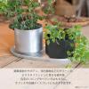 (Posh Living) 63662 Round Pot, Black view 3