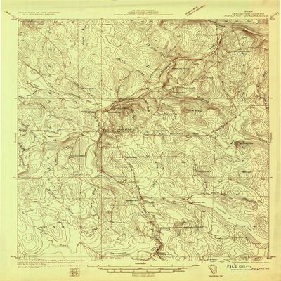 YellowMaps Ashland ME topo map, 1:48000 Scale, 15 X 15 Minute, Historical, 1931, 27 x 17.6 in - Polypropylene