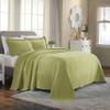 Superior 2 Piece Celtic Circles Cotton Bedspread Set, Decorative Bed Spread, Home Bed Decor, 1 Pillow Sham, Medium Weight Blanket, Matelasse Coverlet Bedding, Wedding Ring Design, King, Sweet Pea view 1