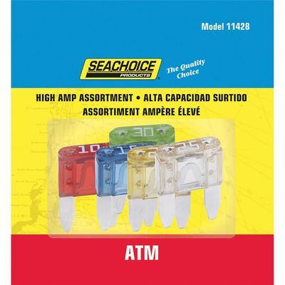 SeaChoice 11428; 5-Pieces High Amp Atm Fuses Made by SeaChoice
