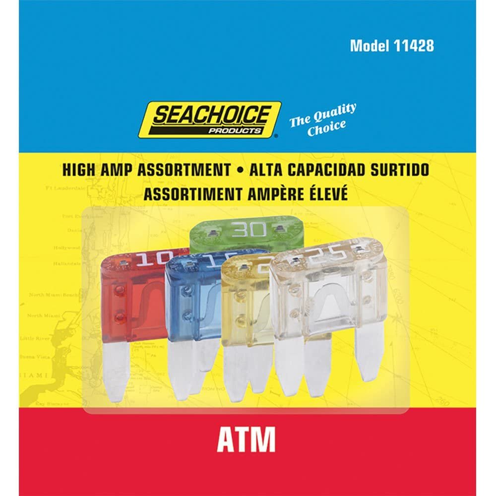 SeaChoice 11428; 5-Pieces High Amp Atm Fuses Made by SeaChoice