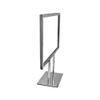 MH GLOBAL 11-1/4 Inch x 7-1/4 Inch Chrome Plated Steel Counter Card Frame Display Fixture Retail Store view 3