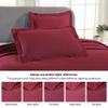 Superior 2 Piece Celtic Circles Cotton Bedspread Set, Decorative Bed Spread, Home Bed Decor, 1 Pillow Sham, Medium Weight Blanket, Matelasse Coverlet Bedding, Wedding Ring Design, King, Burgundy view 4