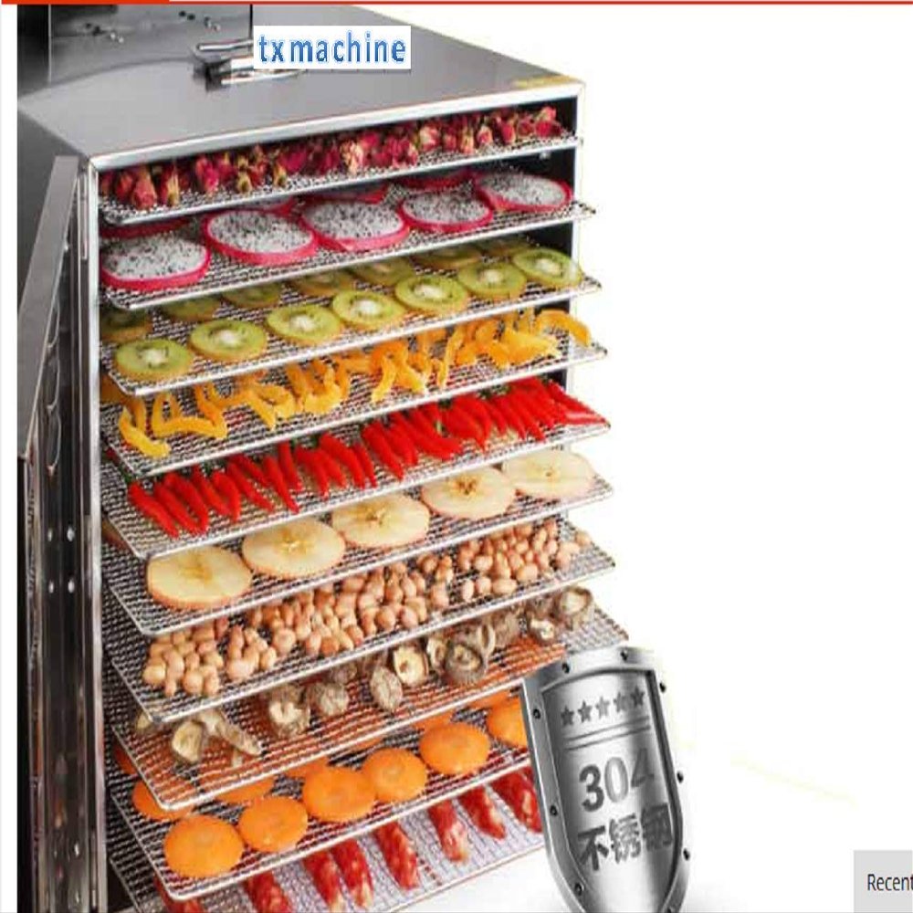 T.X.Food Dehydrator Machine,Electric Multi-Tier Food Preserver,Meat or Beef Jerky Maker(220V/50HZ,10 layers)