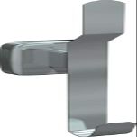 ASI 7382-B Hat And Coat Hook - Bright Finish, (Pack of 2)