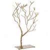 Benjara Leafless Branched Iron Tree Accent with Rectangular Base, Gold view 2