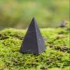 Shungite Club Shungite Stone High Pyramid Unpolished, Black, 50 mm view 2