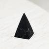 Shungite Club Shungite Stone High Pyramid Unpolished, Healing Crystal, Gemstone for Meditation, Pyramid Goloda Decor (40 mm) view 2