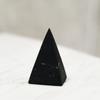 Shungite Club Shungite Stone High Pyramid Unpolished, Healing Crystal, Gemstone for Meditation, Pyramid Goloda Decor (40 mm) view 4