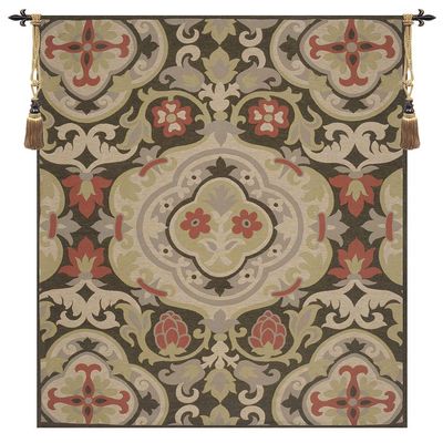 Charlotte Home Furnishings Inc. French Antique French Tapestry Wall Hanging, 58 X 44 Inch, Viscose Cotton And Polyester Blend Wall Art, Woven In France, Perfect For Home Decor And Wall Decor