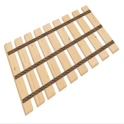 Military-Type Bed Slats for Twin XL Size Beds with Camouflage Straps - Cut to The Custom Width of Your Choice - Help Support Your Box Spring and Mattress (38" Wide)