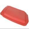 Pyrex 234-PC 4qt Red Food Storage Replacement Lid (4-Pack) - Made in USA view 3