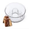 SIMAX Clear Glass Shallow (4.75) Bundt Pan | Heat, Cold, and Shock Proof, Holds 2.1 Quarts (8.4 Cups), Made in Europe view 1