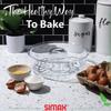SIMAX Clear Glass Shallow (4.75) Bundt Pan | Heat, Cold, and Shock Proof, Holds 2.1 Quarts (8.4 Cups), Made in Europe view 3