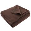 (24 Pack) Bulk Fleece 50x60 Throw Blankets for Wedding Favors, Homeless Women, Men, Homes, Bed, Sofa, Couch, Office, Pet Blankets, Travel | Soft Warm Lightweight Throw Blankets in Bulk (Brown) view 3