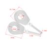 Supermotorparts 2pcs 12mm Chain Tensioner Adjusters Fit Honda XR CRF 50 70 Bike Scooter Red view 2