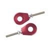 Supermotorparts 2pcs 12mm Chain Tensioner Adjusters Fit Honda XR CRF 50 70 Bike Scooter Red view 4